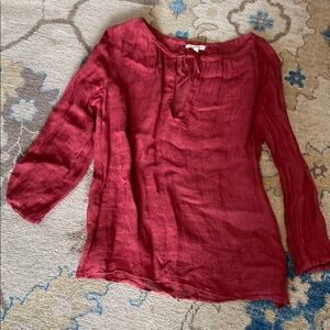 Eileen Fisher Linen Blouse sz Sm